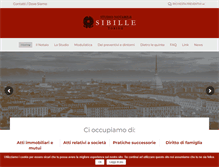 Tablet Screenshot of notaiosibille.it